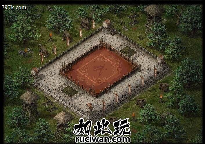 高清比武擂台 地图素材